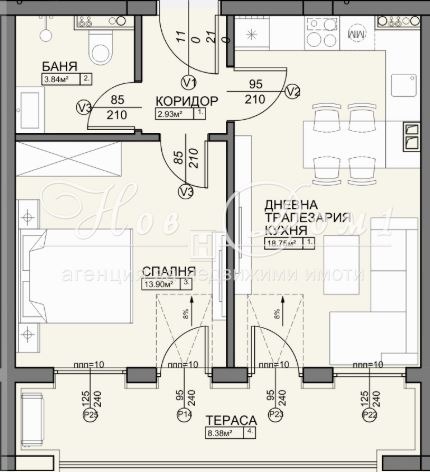 Продава 2-СТАЕН, гр. Пловдив, Остромила, снимка 2 - Апартаменти - 52650717