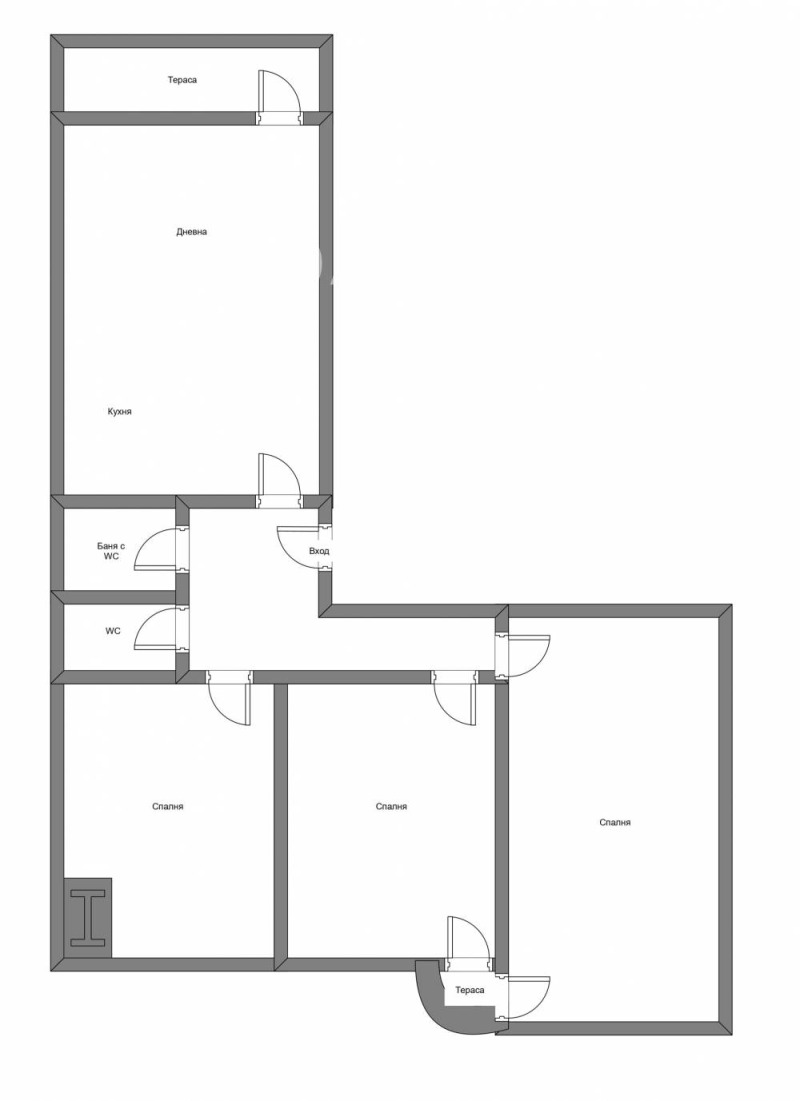 Till salu  3+ sovrum Sofia , Centar , 100 kvm | 86484527 - bild [4]