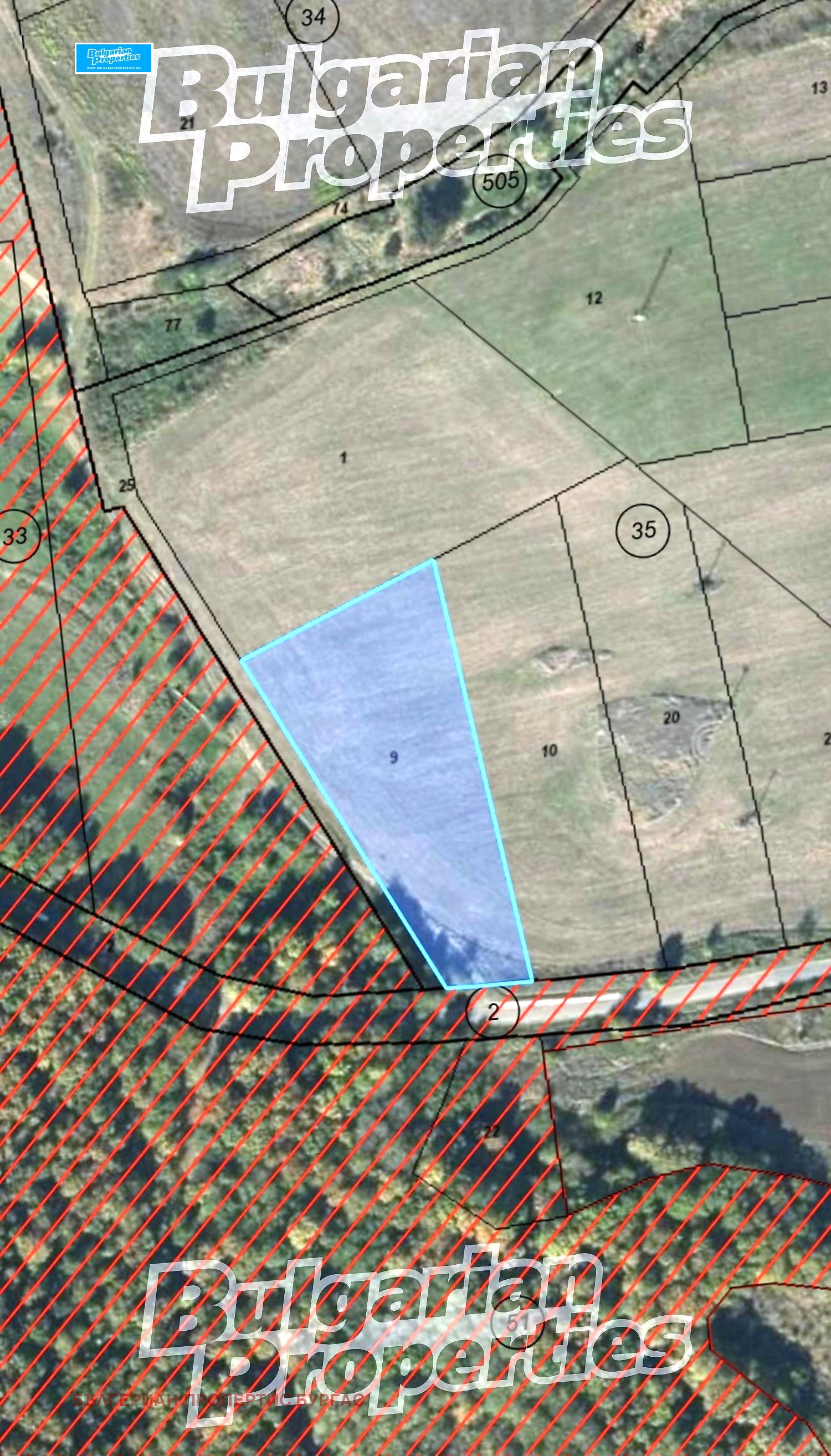 Продава ПАРЦЕЛ, гр. Бургас, с. Твърдица, снимка 3 - Парцели - 56109177
