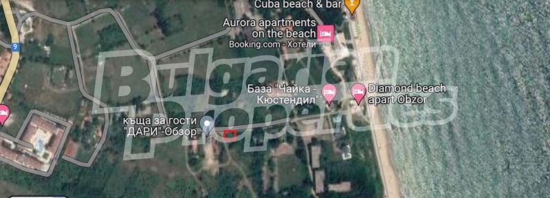 Продава ПАРЦЕЛ в област Бургас, гр. Обзор - 659 кв.м / 72 490 € » 141 778.12 лв., БЪЛГЕРИАН ПРОПЕРТИС