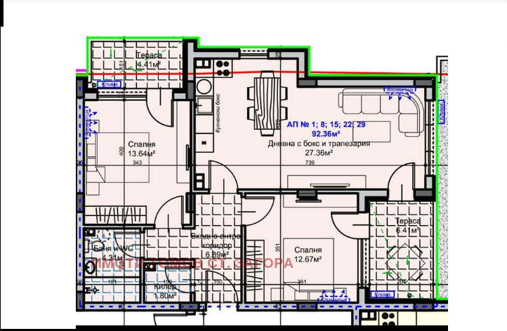 Продава  3-стаен град Стара Загора , Железник - център , 125 кв.м | 15381271
