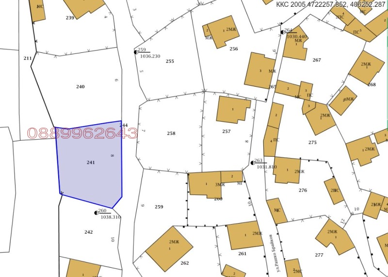 Продаја  Плот регион Софиа , Копривштица , 543 м2 | 91997776