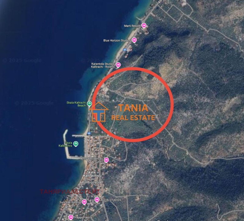 Продава  Парцел, Гърция, Тасос • 25 000 EUR • ID 45744623 — holmes.bg - [1] 