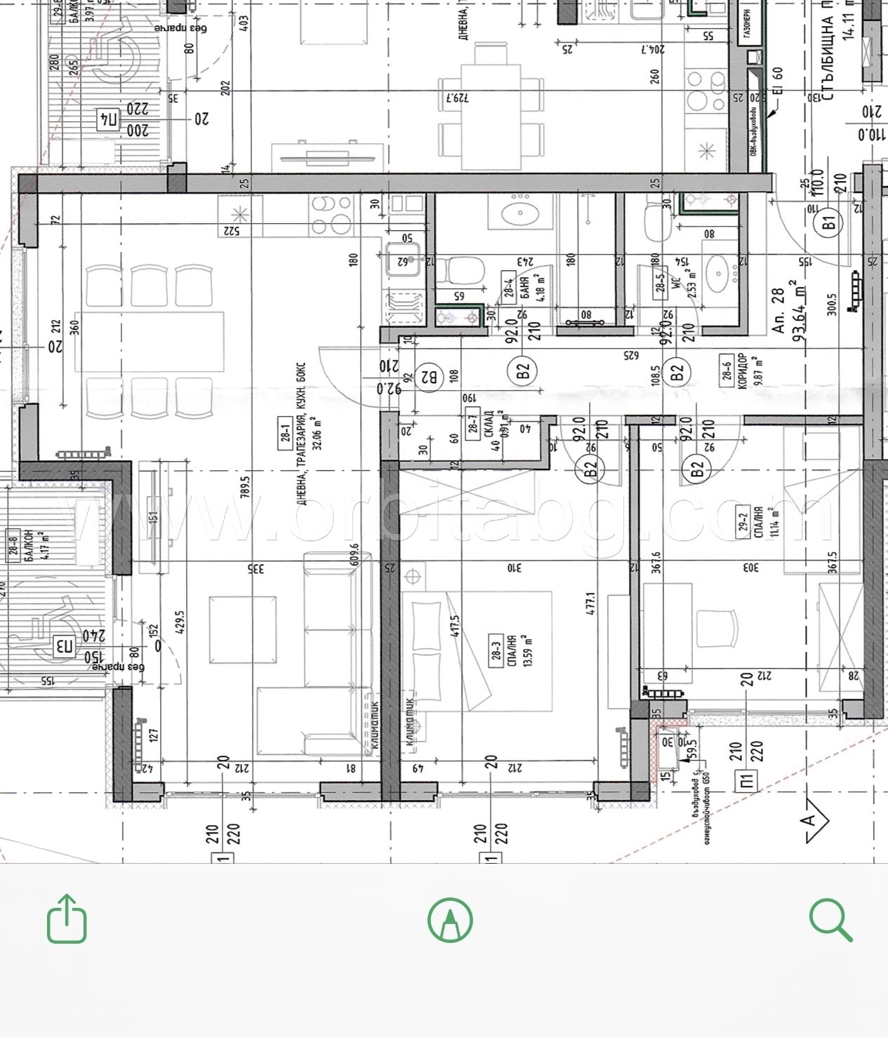Продава 3-СТАЕН, гр. София, Овча купел 1, снимка 8 - Апартаменти - 54290615