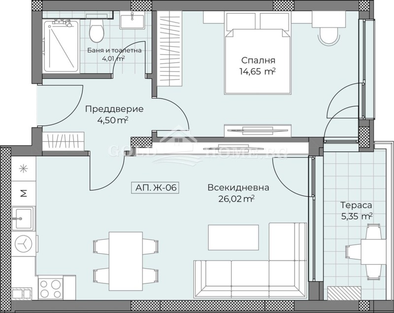 Na sprzedaż  1 sypialnia Plowdiw , Ostromila , 72 mkw | 68062798 - obraz [13]