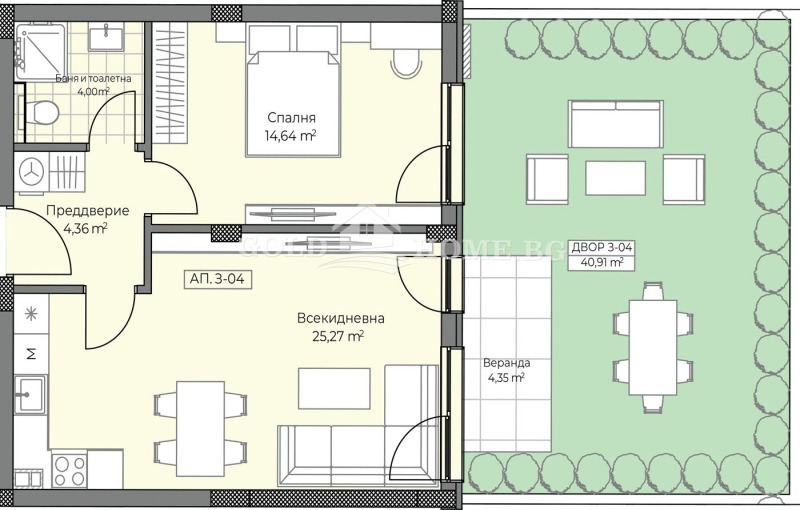 Na sprzedaż  1 sypialnia Plowdiw , Ostromila , 72 mkw | 68062798 - obraz [14]