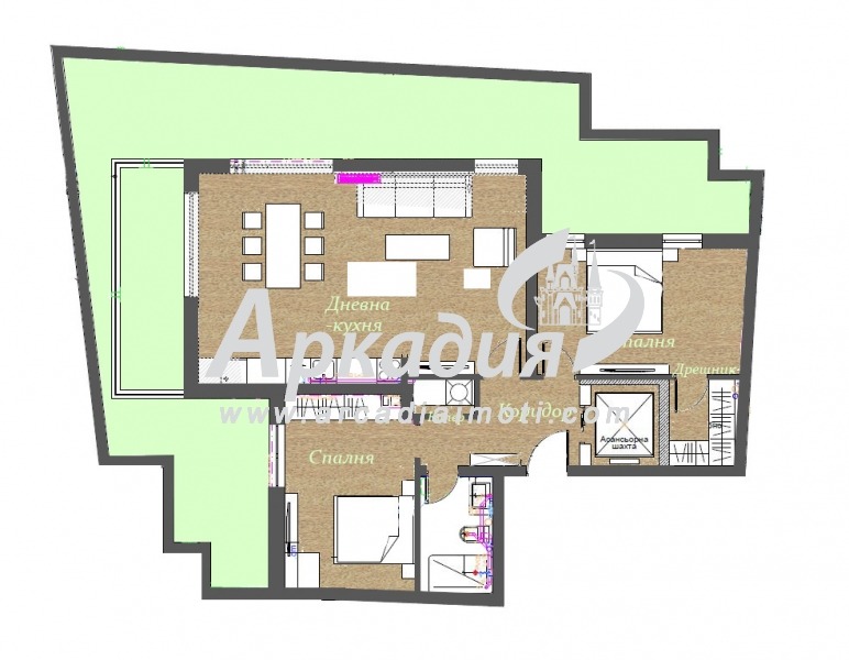 À venda  2 quartos Plovdiv , Karchiiaka , 186 m² | 15064631 - imagem [2]