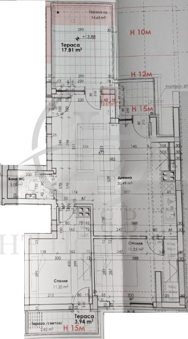 En venta  2 dormitorios Plovdiv , Kyuchuk Parizh , 111 metros cuadrados | 14645543 - imagen [9]