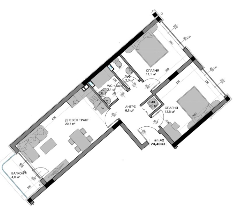 Продава 3-СТАЕН, гр. Варна, Владислав Варненчик 1, снимка 1 - Aпартаменти - 48889329