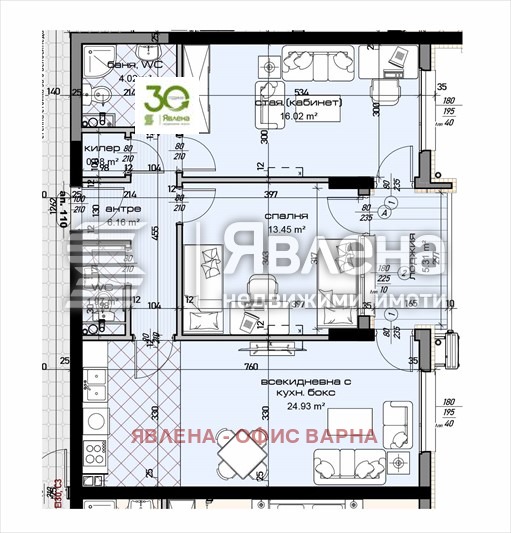 Продава  3-стаен град Варна , Младост 2 , 102 кв.м | 83314314 - изображение [2]