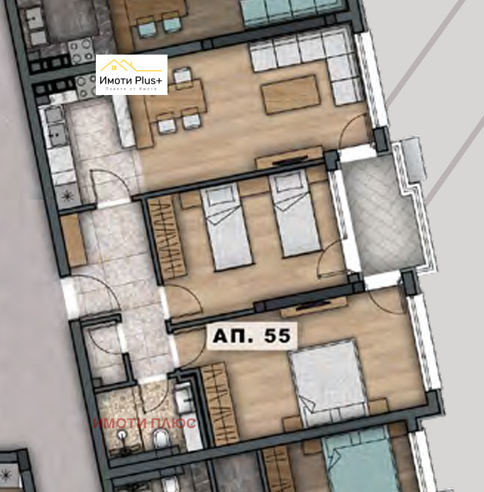 Продава 3-СТАЕН, гр. София, Малинова долина, снимка 4 - Апартаменти - 53760319