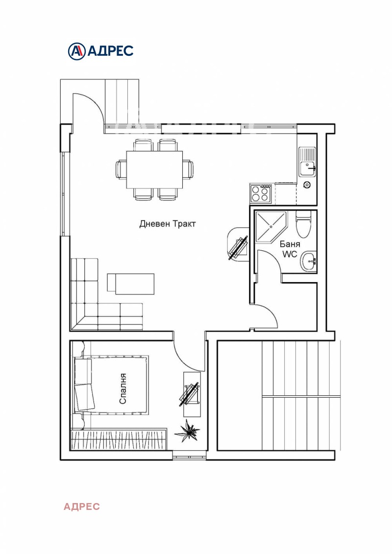 Продава 2-СТАЕН, гр. Варна, Виница, снимка 4 - Aпартаменти - 48321403