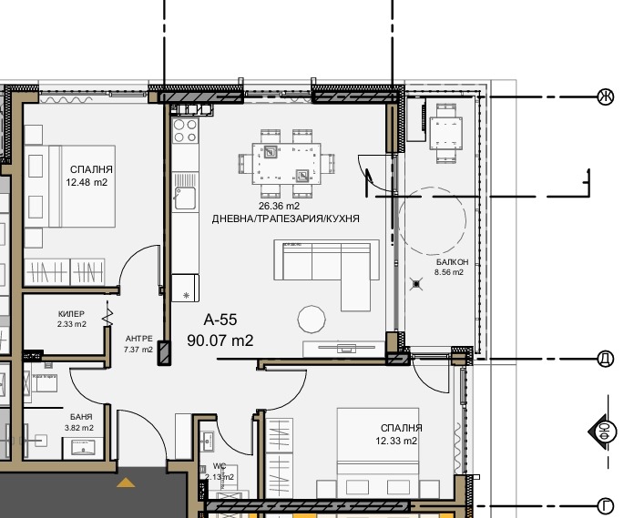 Na prodej  2 ložnice Sofia , Vitoša , 102 m2 | 69448390 - obraz [5]
