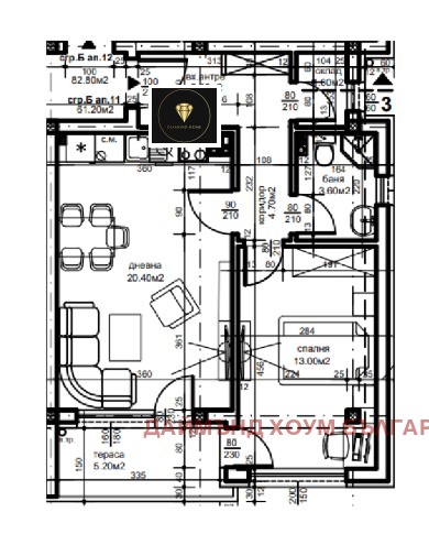 Na prodej  1 ložnice Plovdiv , Belomorski , 70 m2 | 83331385 - obraz [2]