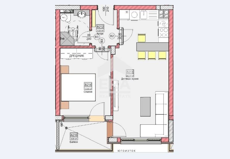 Продава 2-СТАЕН, гр. Варна, Виница, снимка 8 - Апартаменти - 54540632