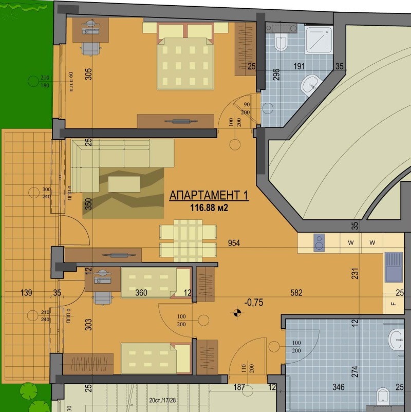 De vânzare  2 dormitoare Sofia , Banișora , 117 mp | 64093448 - imagine [4]