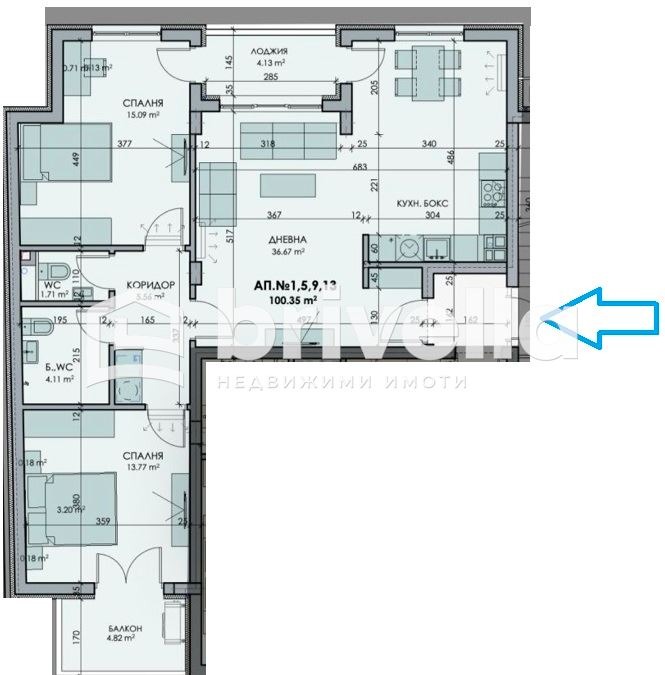 Продава 3-СТАЕН, гр. София, Надежда 2, снимка 10 - Апартаменти - 55901188