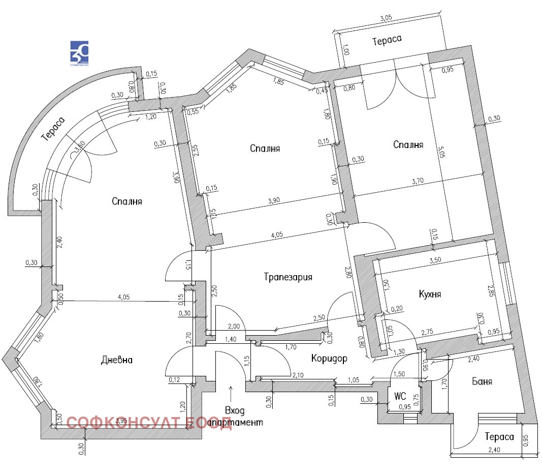 Продава 4-СТАЕН, гр. София, Център, снимка 16 - Апартаменти - 53870764