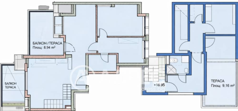 Продава МНОГОСТАЕН, гр. София, Център, снимка 3 - Апартаменти - 53442644