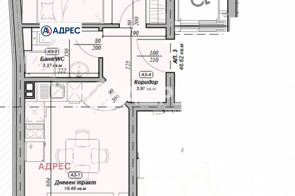 Продава 2-СТАЕН, гр. Варна, Погреби, снимка 2 - Апартаменти - 55664847
