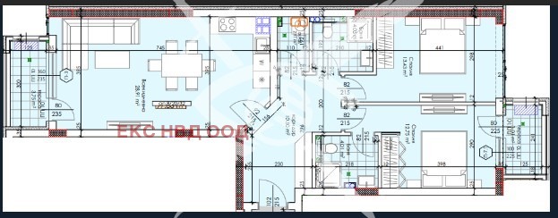 Til salg  2 soveværelser Plovdiv , Trakiya , 116 kvm | 61822745