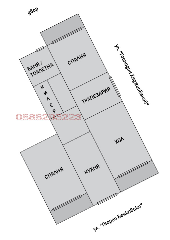 Myytävänä  3 makuuhuonetta Varna , Tsentar , 130 neliömetriä | 13444027 - kuva [7]