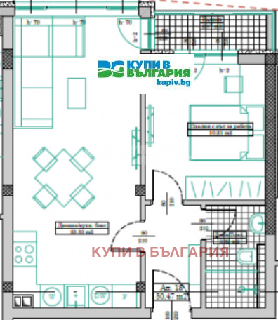 Продава  2-стаен град Варна , Кайсиева градина , 58 кв.м | 86049931