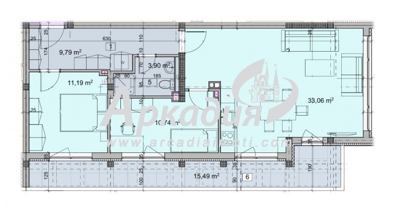 Продава 3-СТАЕН, гр. Пловдив, Коматево, снимка 3 - Aпартаменти - 46560523