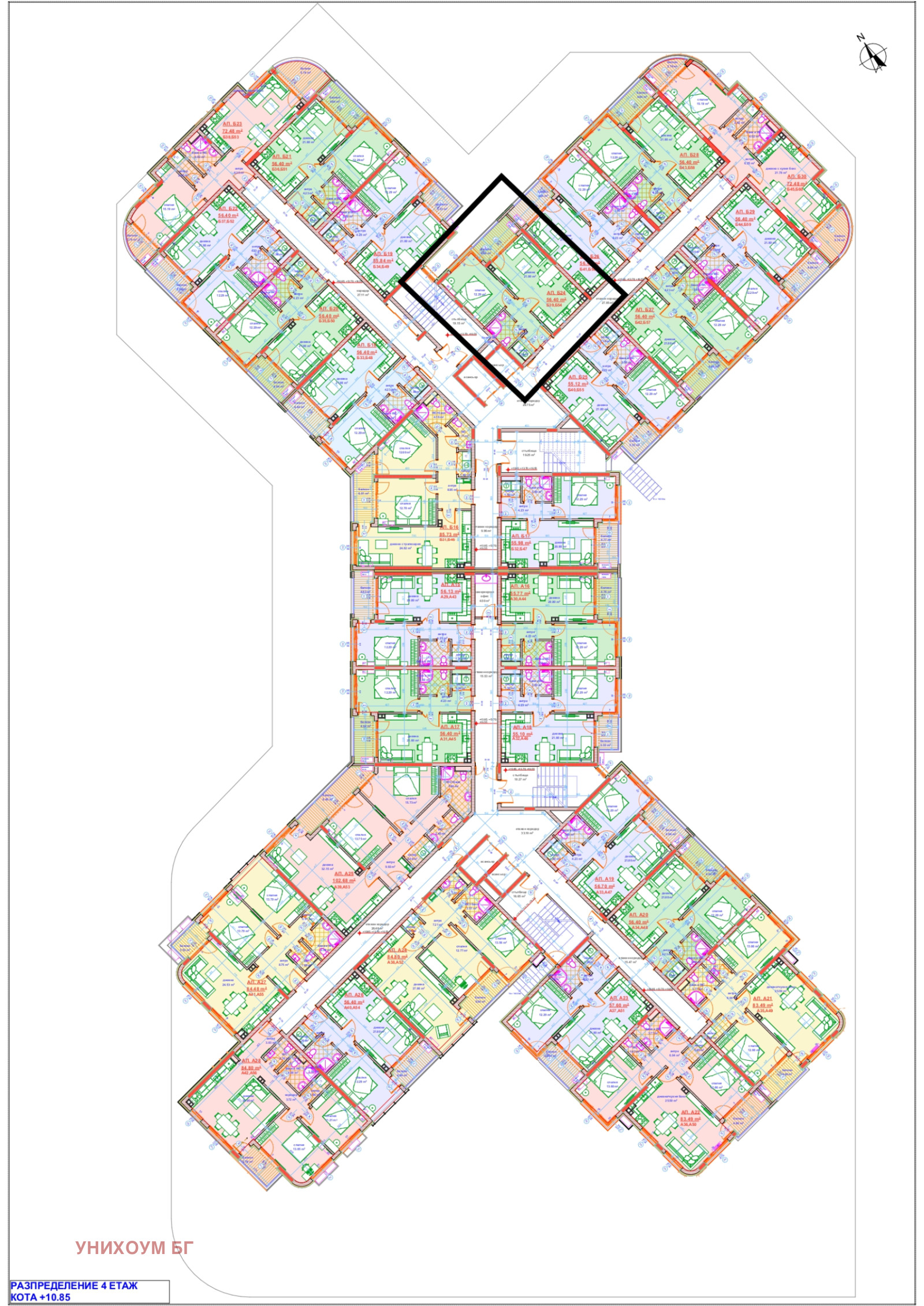 Продава 2-СТАЕН, гр. Бургас, Славейков, снимка 2 - Апартаменти - 54339412