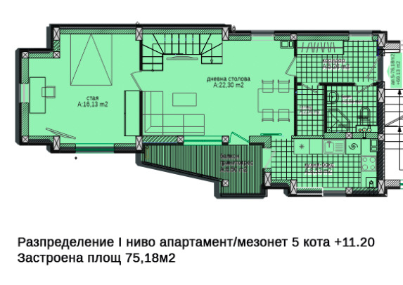 Myytävänä  Pienhuoneisto Sofia , Manastirski livadi , 163 neliömetriä | 30303592 - kuva [3]