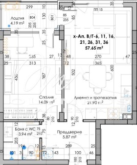 2-стаен град Пловдив, Южен 2