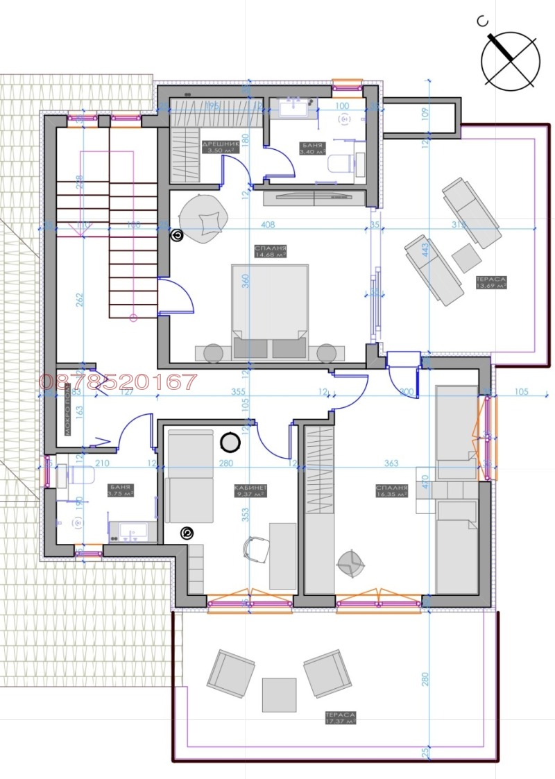 Продава КЪЩА, с. Мусачево, област София област, снимка 10 - Къщи - 53530382