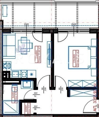 Zu verkaufen  1 Schlafzimmer Warna , Wladislaw Warnentschik 1 , 66 qm | 20759756 - Bild [2]