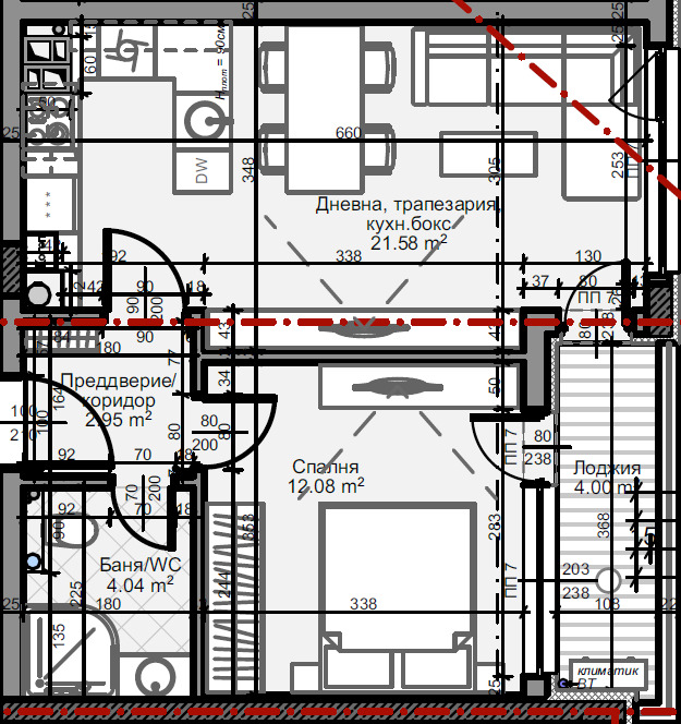 In vendita  1 camera da letto Sofia , Mladost 2 , 61 mq | 73431773 - Immagine [4]