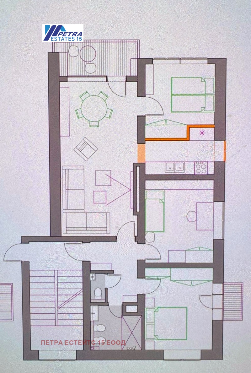 Satılık  2 yatak odası Sofia , Lozenec , 112 metrekare | 45331266 - görüntü [17]