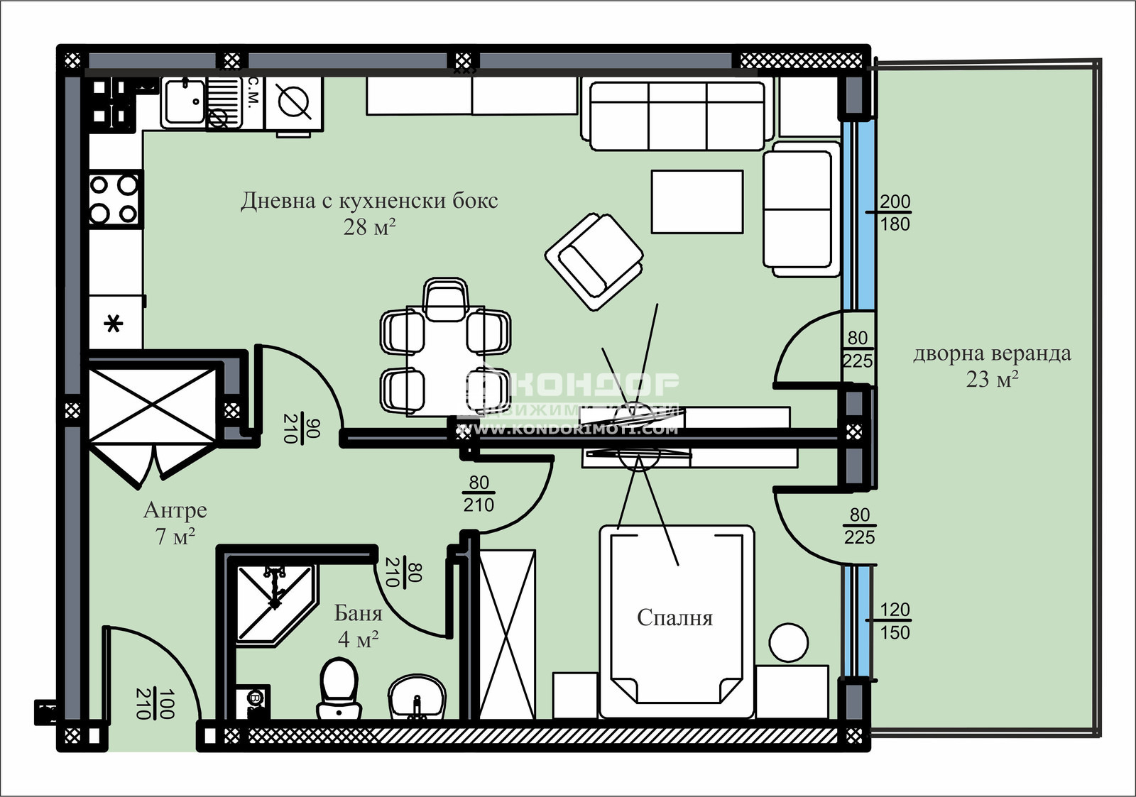 Продава 2-СТАЕН, гр. Пловдив, Въстанически, снимка 2 - Апартаменти - 49955133