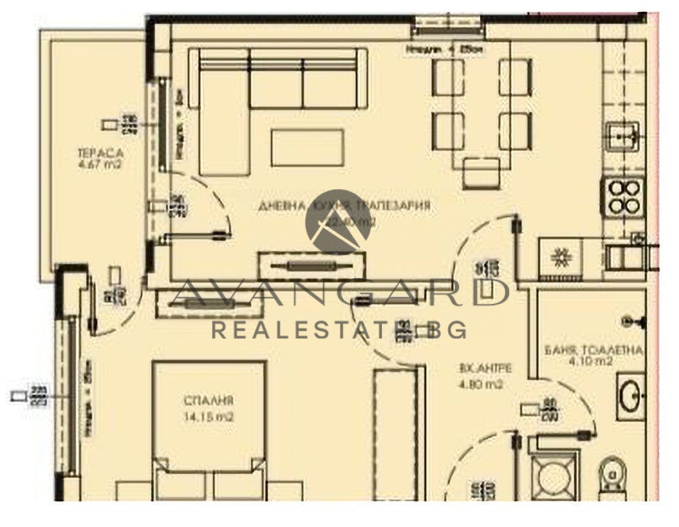 Продава 2-СТАЕН, гр. Пловдив, Христо Смирненски, снимка 2 - Апартаменти - 54517989