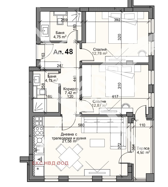 Продава 3-СТАЕН, гр. Пловдив, Кършияка, снимка 1 - Aпартаменти - 48032892