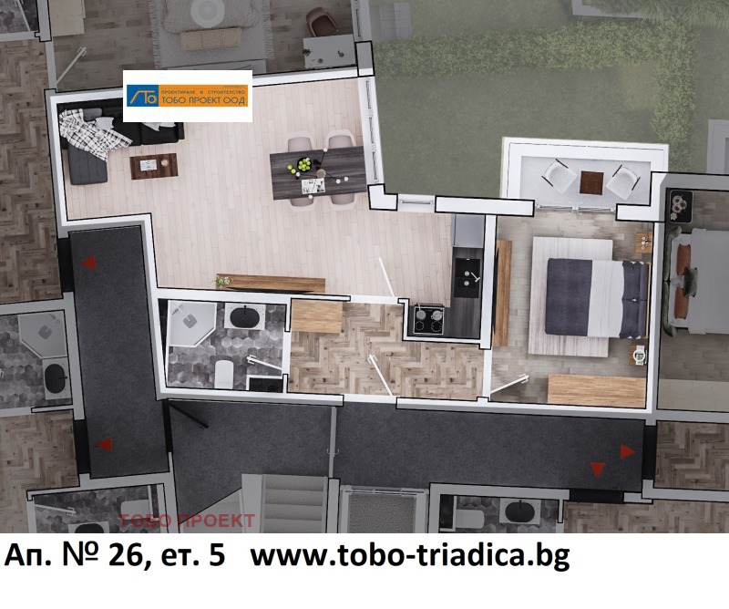 Продава  2-стаен град София , Стрелбище , 77 кв.м | 87813376