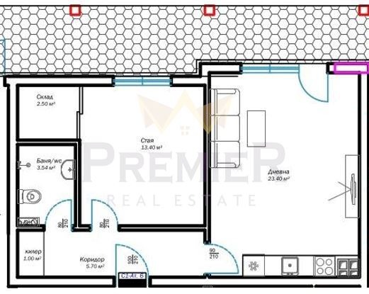 À vendre  1 chambre Varna , Vazrajdane 3 , 74 m² | 48272022 - image [5]