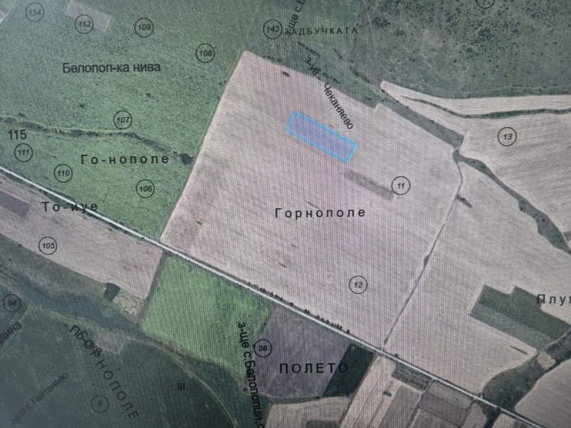 Продава ЗЕМЕДЕЛСКА ЗЕМЯ, с. Белопопци, област София област