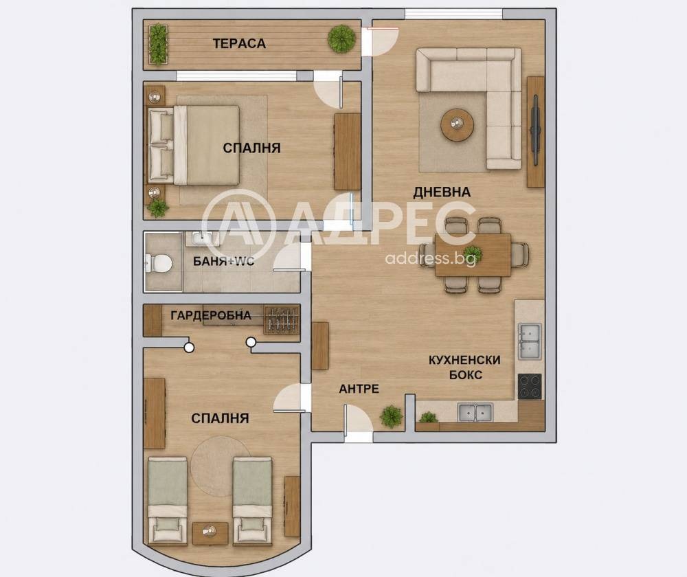 Продава 3-СТАЕН, гр. Варна, Лятно кино Тракия, снимка 4 - Апартаменти - 55129052