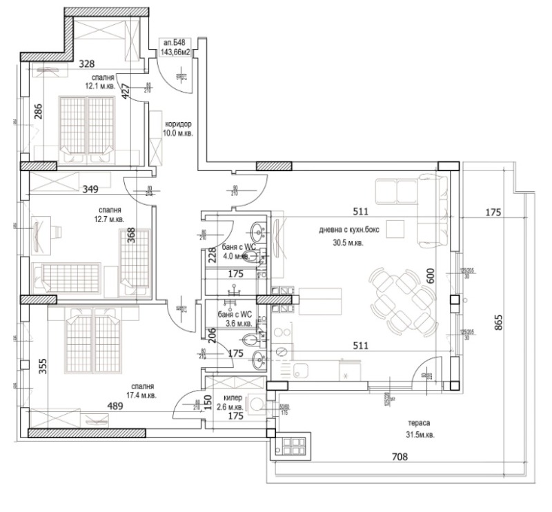 Продается  3 спальни Варна , Кайсиева градина , 167 кв.м | 28495875 - изображение [2]