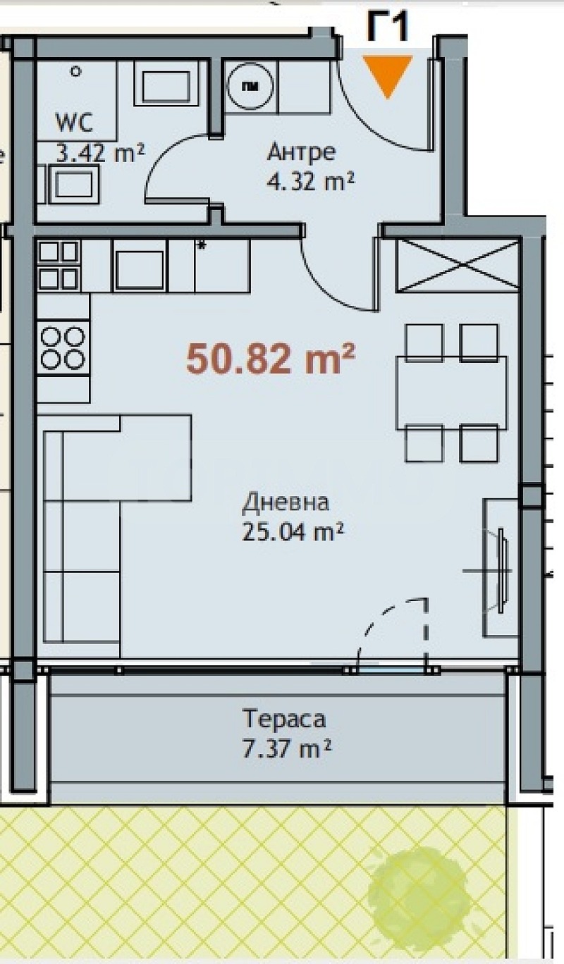 Продается  Студия Варна , м-т Ален мак , 51 кв.м | 59201789 - изображение [10]