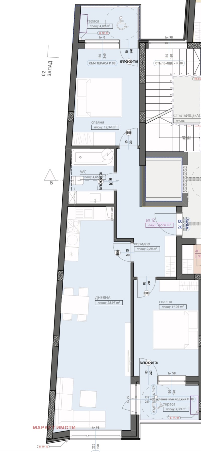Продава 3-СТАЕН, гр. Стара Загора, Железник - център, снимка 2 - Апартаменти - 53355264