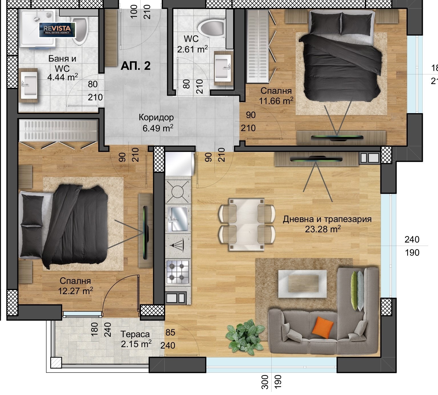 Продава 3-СТАЕН, гр. Пловдив, Христо Смирненски, снимка 2 - Апартаменти - 54053142
