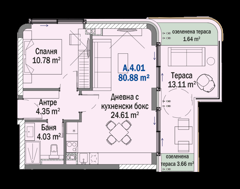 Продава 2-СТАЕН, гр. Китен, област Бургас, снимка 1 - Aпартаменти - 46883651