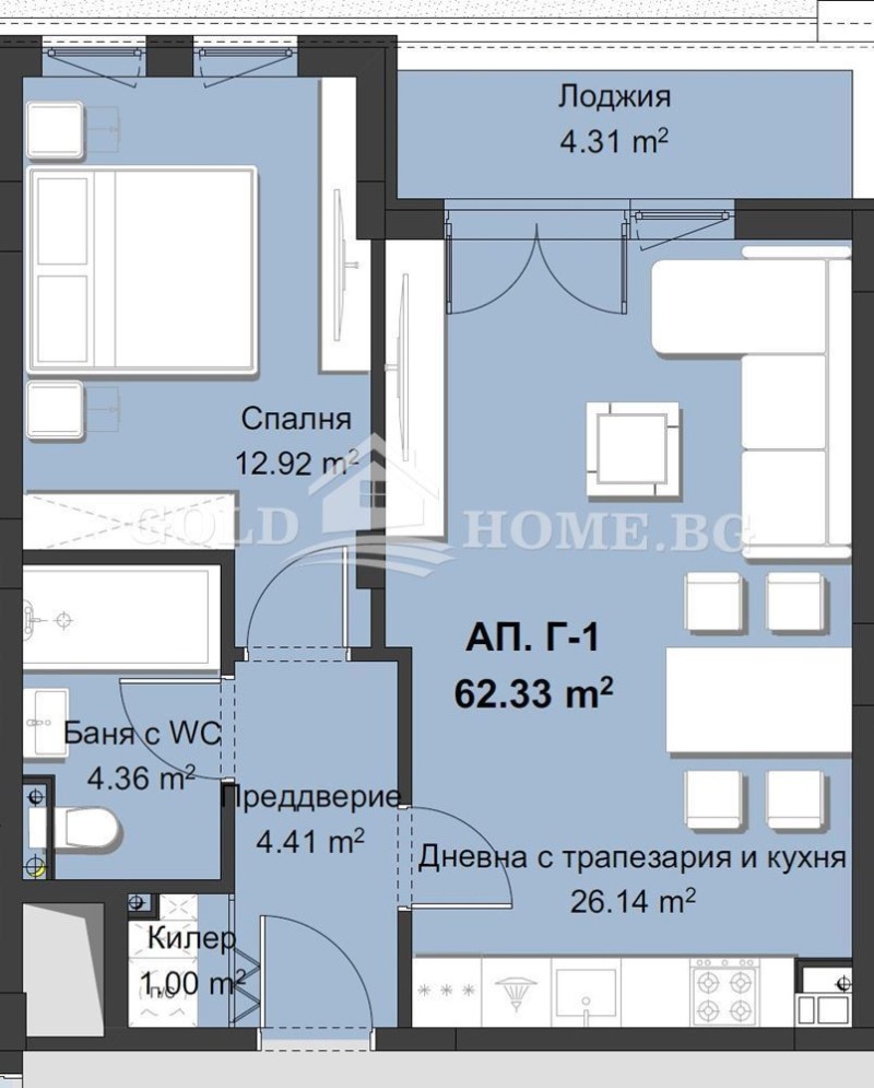 Продава 2-СТАЕН, гр. Пловдив, Христо Смирненски, снимка 8 - Aпартаменти - 48765635