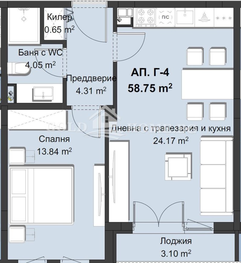 Продава 2-СТАЕН, гр. Пловдив, Христо Смирненски, снимка 6 - Aпартаменти - 48765635