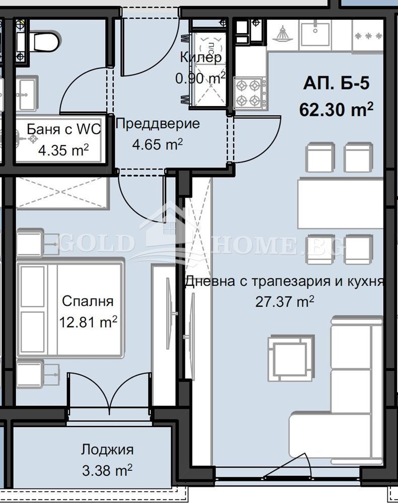 Продава 2-СТАЕН, гр. Пловдив, Христо Смирненски, снимка 10 - Aпартаменти - 48765635